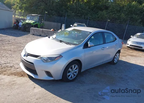 2016 Toyota Corolla Le из США, поврежденный, VIN 2T1BURHE5GC655269